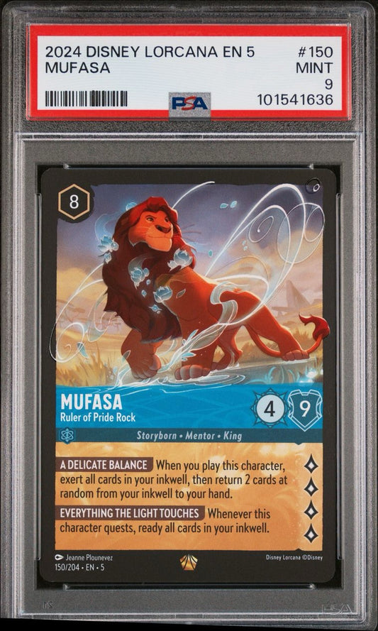 2024 Disney Lorcana EN 5 Mufasa PSA 9