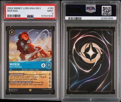 2024 Disney Lorcana EN 5 Mufasa PSA 9