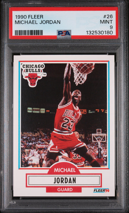 1990 Fleer Michael Jordan PSA 9
