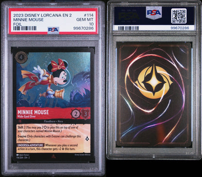 2024 Disney Lorcana EN 2 Minnie Mouse PSA 10