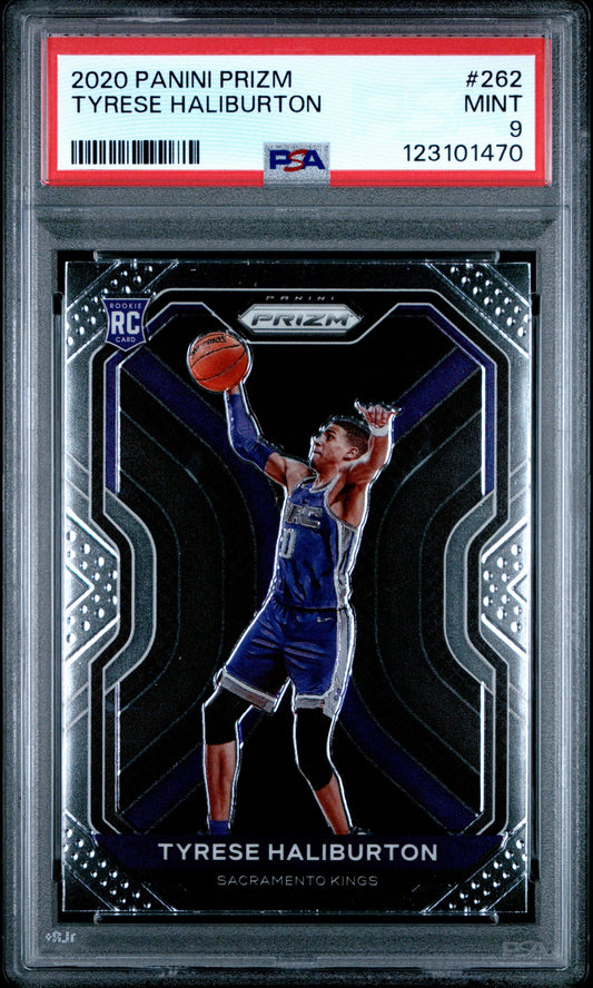2020 Panini Prizm Tyrese Haliburton PSA 9