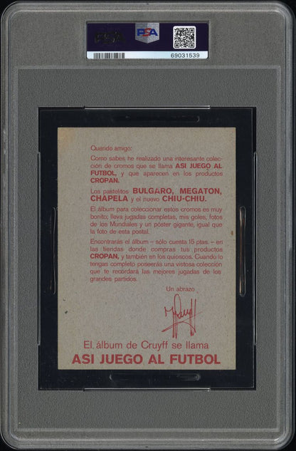 1974 Johan Cruyff AL FUTBOL Promo PSA 4