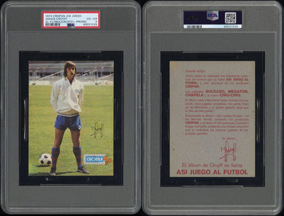 1974 Johan Cruyff AL FUTBOL Promo PSA 4