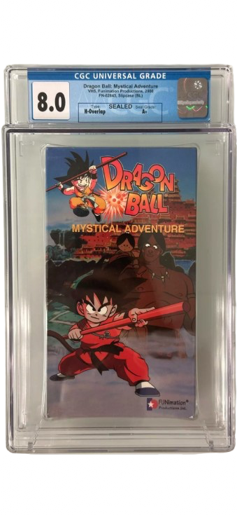 Dragon Ball: Mystical Adventure Sealed VHS Funimation Productions CGC 8.0 A+