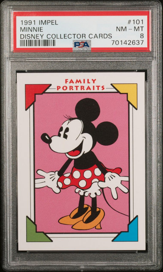 1991 Impel Disney Minnie PSA 8