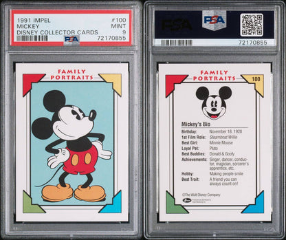 1992 Impel Disney Mickey PSA 9