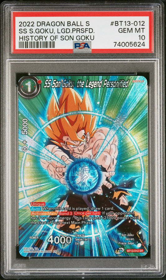 2022 SS Son Goku, The Legend Personified PSA 10