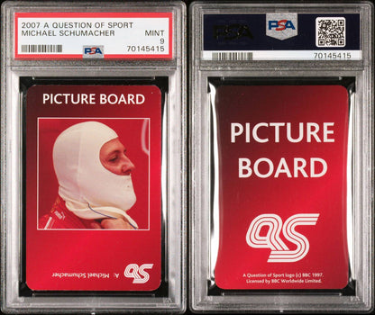 2007 Michael Schumacher A Question Of Sport PSA 9