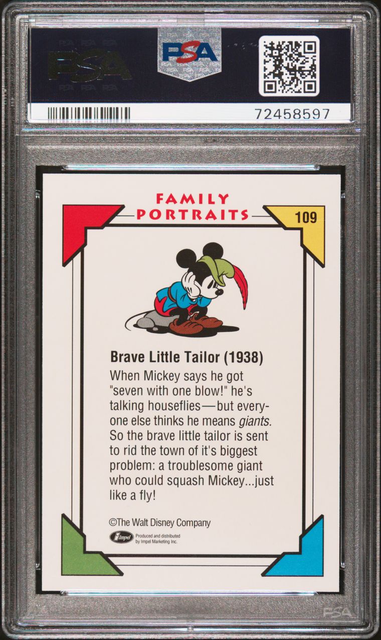 1991 Mickey Brave little Taylor PSA 9