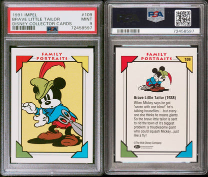 1991 Mickey Brave little Taylor PSA 9