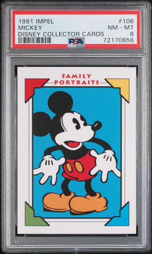 1991 Impel Disney Mickey PSA 8