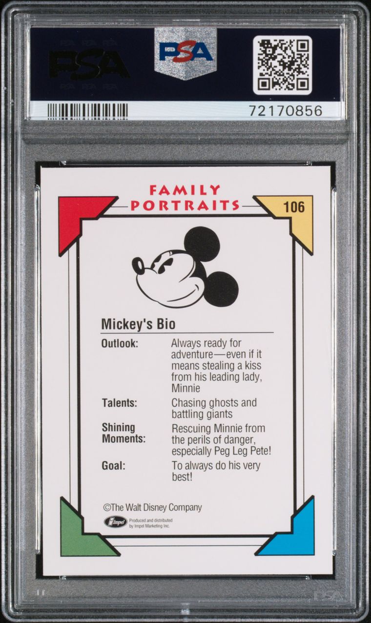 1991 Impel Disney Mickey PSA 8