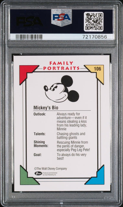 1991 Impel Disney Mickey PSA 8