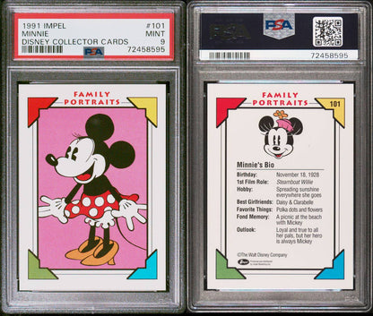 1991 Impel Disney Minnie PSA 9