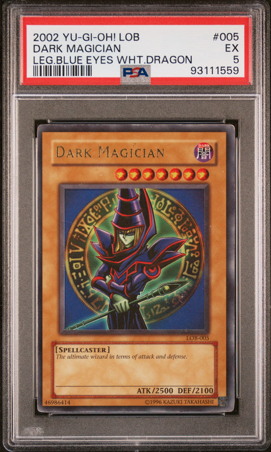 2002 Dark Magician LOB PSA 5