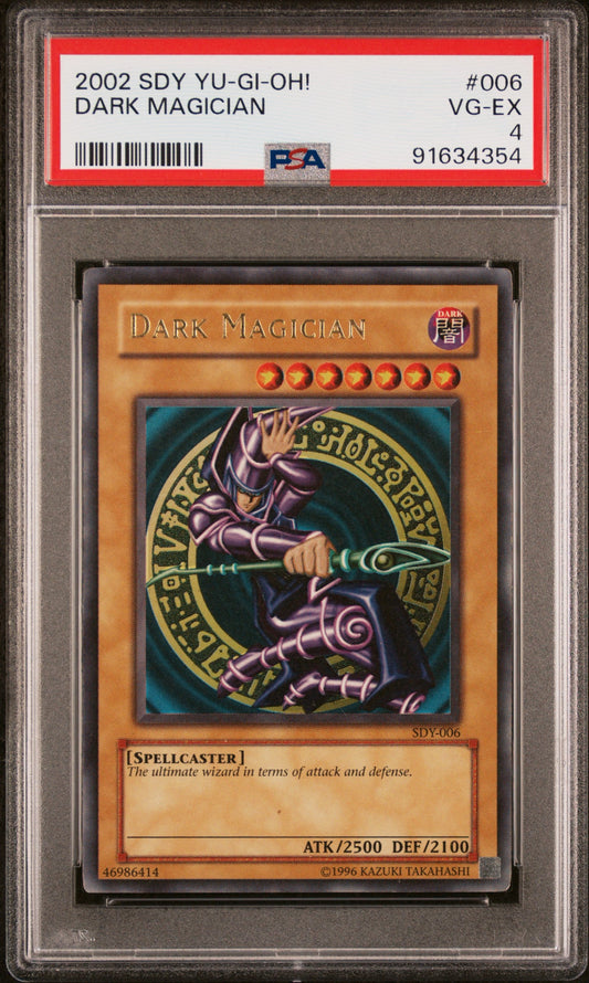 2002 Dark Magician SDY PSA 4