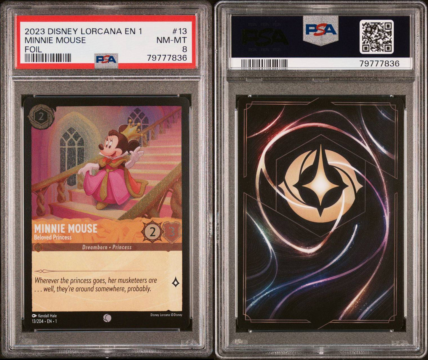 2023 Disney Locana The First Chapter FOIL Minnie Mouse PSA 8