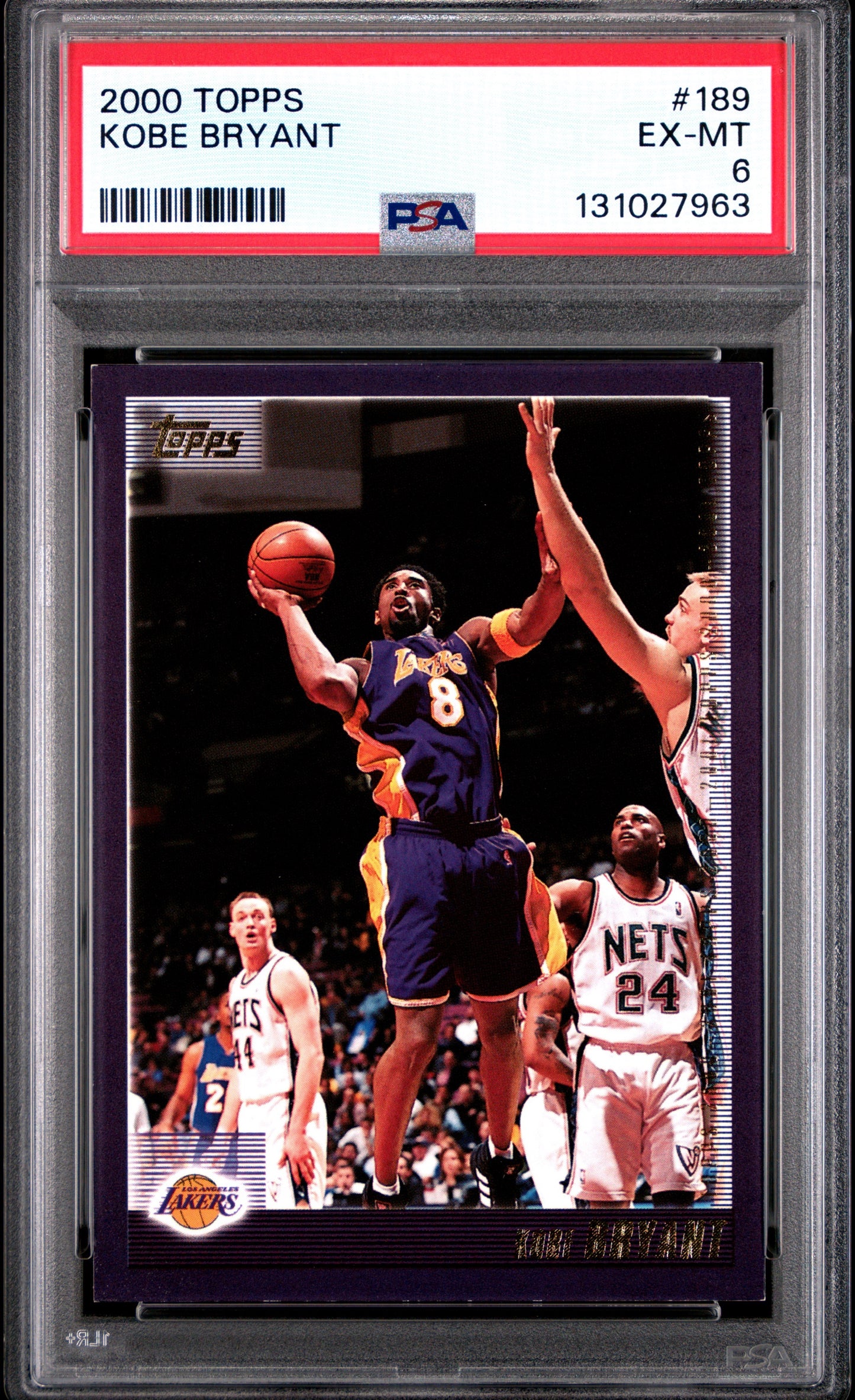 2000 Topps Kobe Bryant PSA 6
