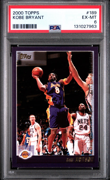 2000 Topps Kobe Bryant PSA 6