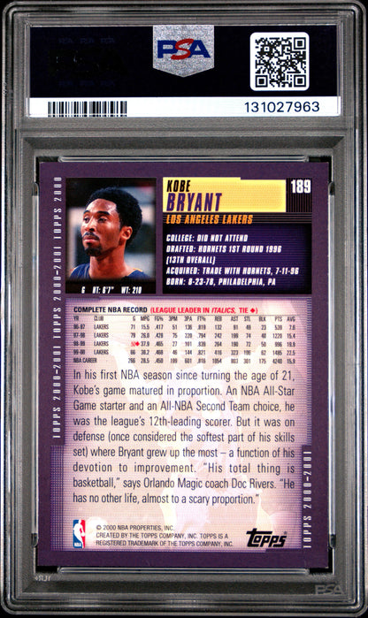 2000 Topps Kobe Bryant PSA 6