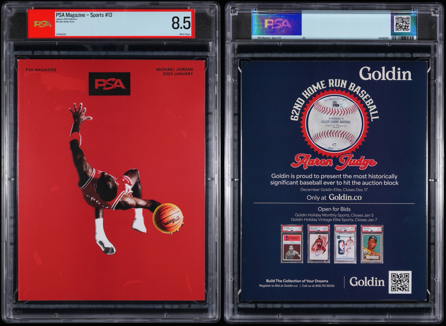 PSA Magazine JORDAN COVER PSA 8.5 OVERSIZE
