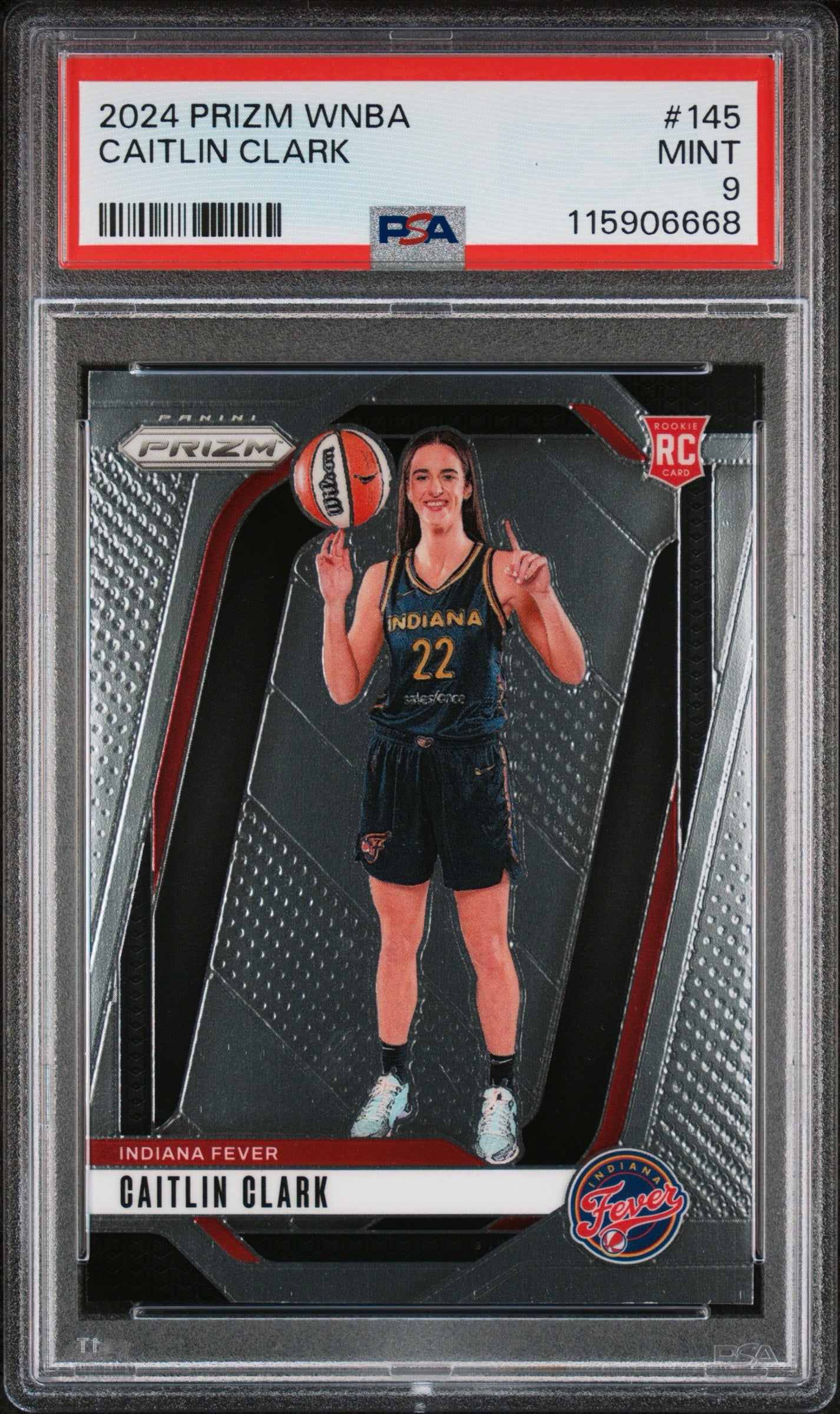 2024 Prizm WNBA Caitlin Clark PSA 9