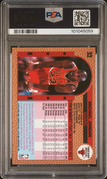 1992 Fleer Michael Jordan PSA 9