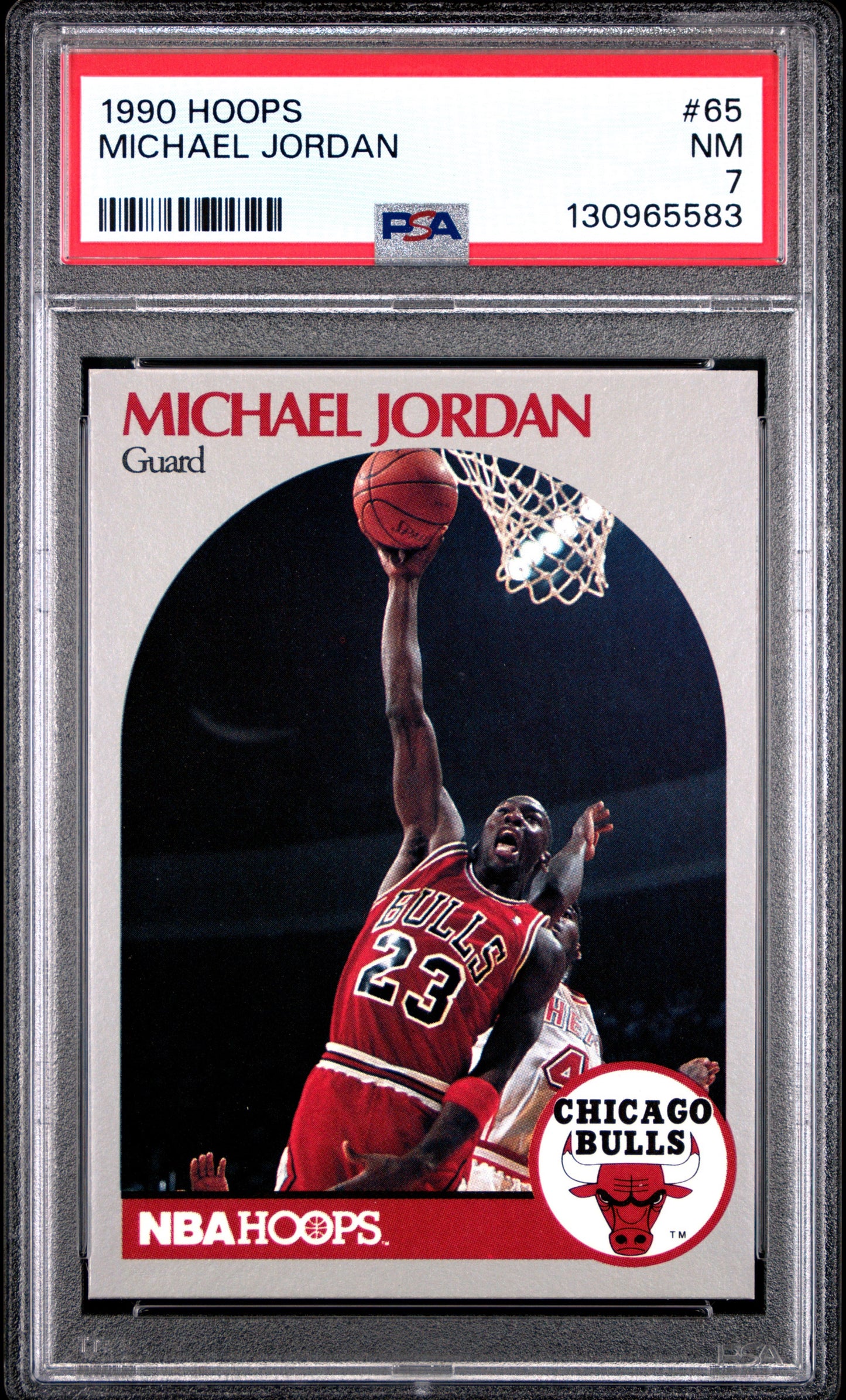 1990 Hoops Michael Jordan PSA 7
