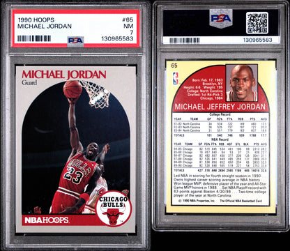 1990 Hoops Michael Jordan PSA 7
