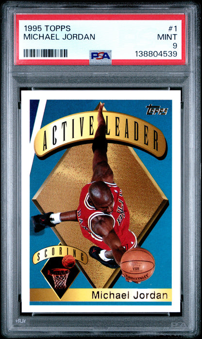 1995 Topps Michael Jordan PSA 9