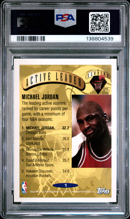 1995 Topps Michael Jordan PSA 9