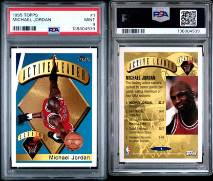 1995 Topps Michael Jordan PSA 9