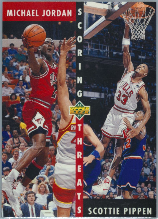 1992 Upper Deck Michael Jordan / Scottie Pippen PSA 6
