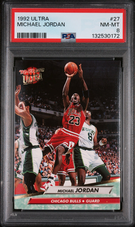 1992 Fleer Ultra Michael Jordan PSA 8