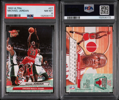 1992 Fleer Ultra Michael Jordan PSA 8