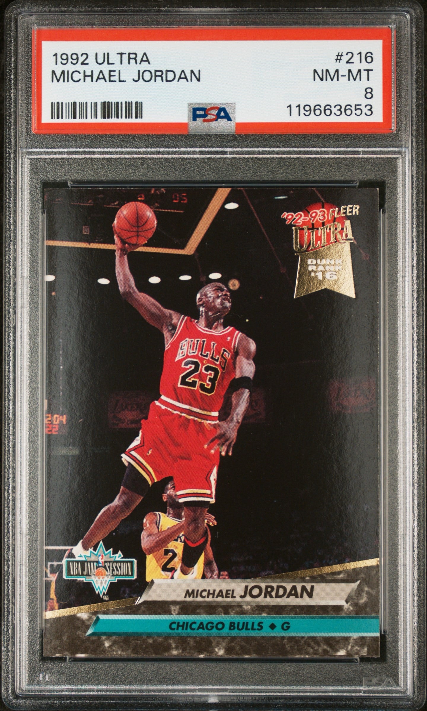 1992 Fleer Ultra Michael Jordan PSA 8