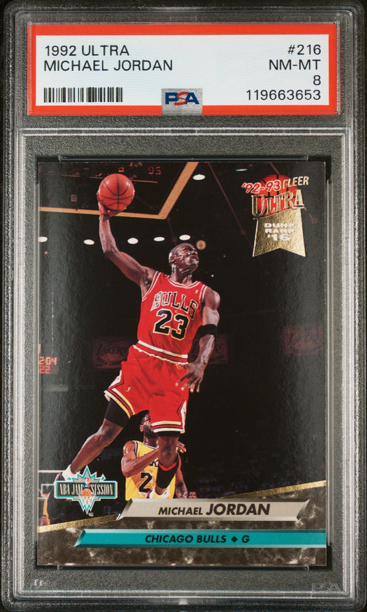 1992 Fleer Ultra Michael Jordan PSA 8