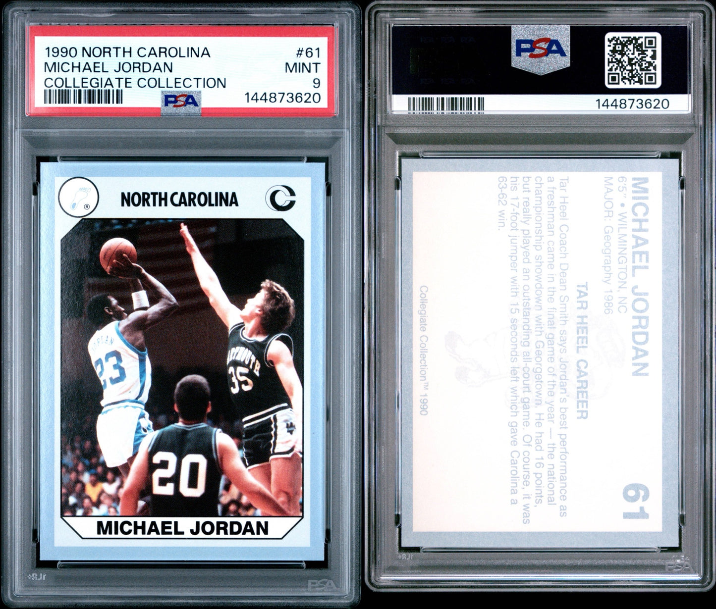 1990 North Carolina Michael Jordan PSA 9
