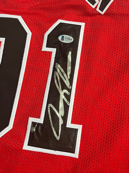 Dennis Rodman signed Bulls Jersey BECKETT Authenticated