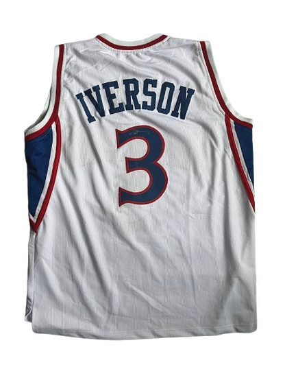 Allen Iverson signed Philadelphia 76ers jersey PSA COA