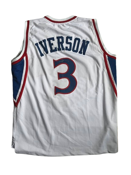 Allen Iverson signed Philadelphia 76ers jersey PSA COA