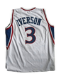 Allen Iverson signed Philadelphia 76ers jersey PSA COA