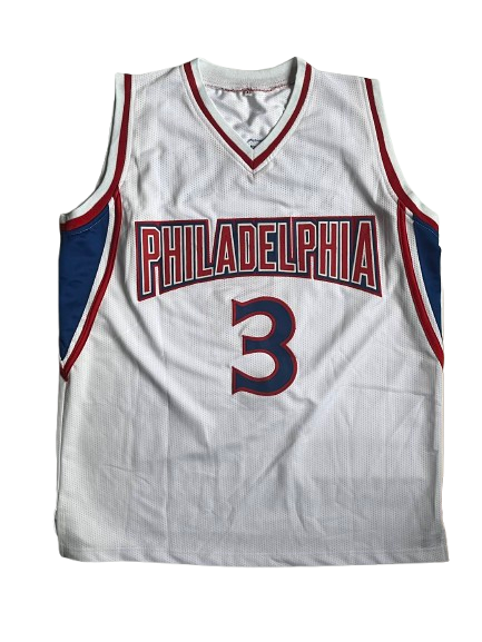 Allen Iverson signed Philadelphia 76ers jersey PSA COA