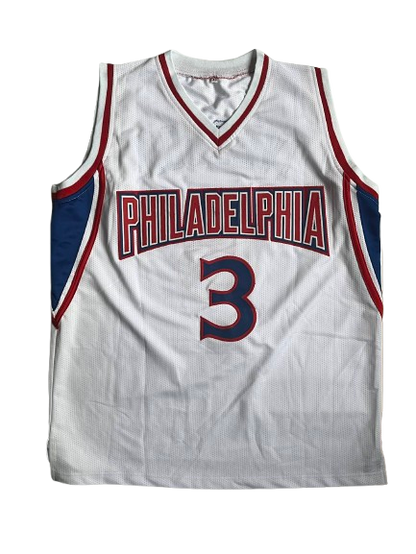 Allen Iverson signed Philadelphia 76ers jersey PSA COA
