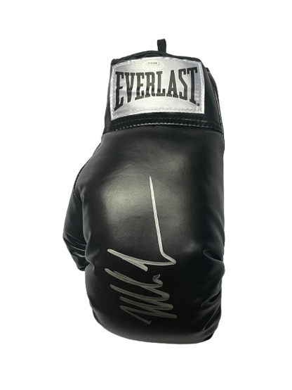 Mike Tyson signed BLACK Boxing glove JSA CERTIFIED