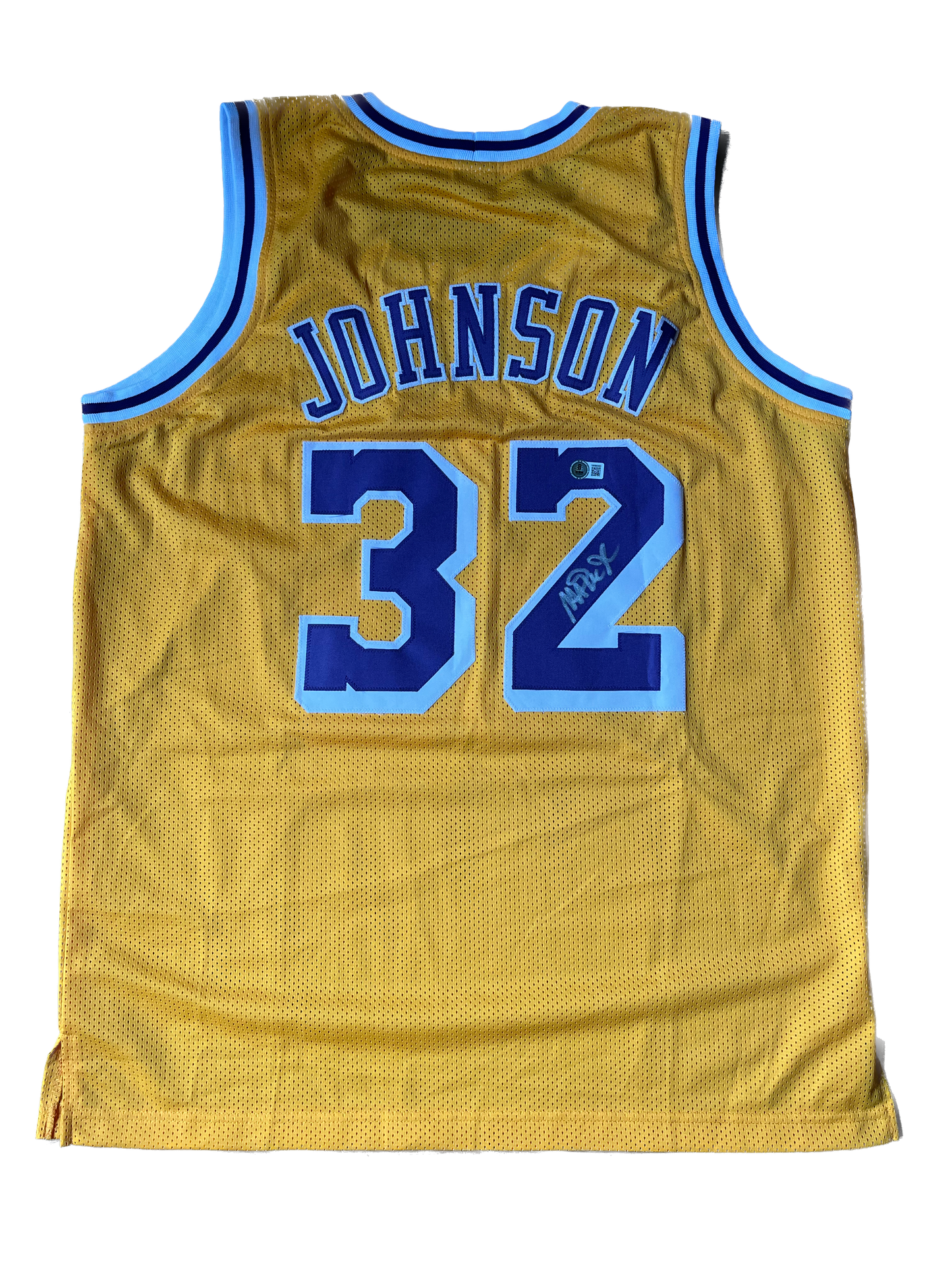 Earvin ‘Magic’ Johnson #32 Los Angeles Lakers signed jersey