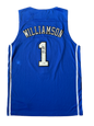 Zion Williamson #1 Duke Blue Devils signed NCAA jersey