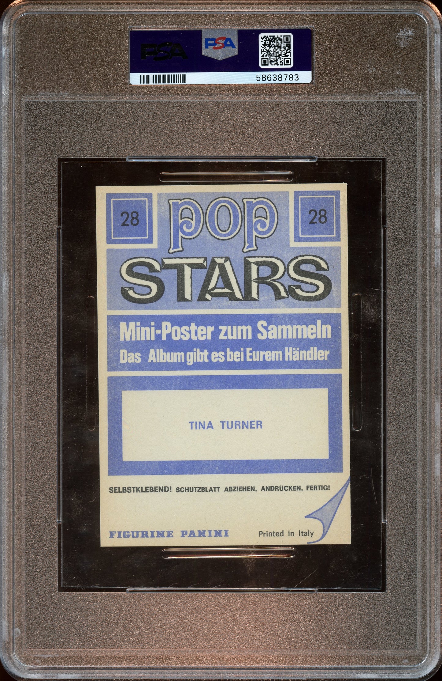 1975 Tina Turner Panini Modena PSA 6