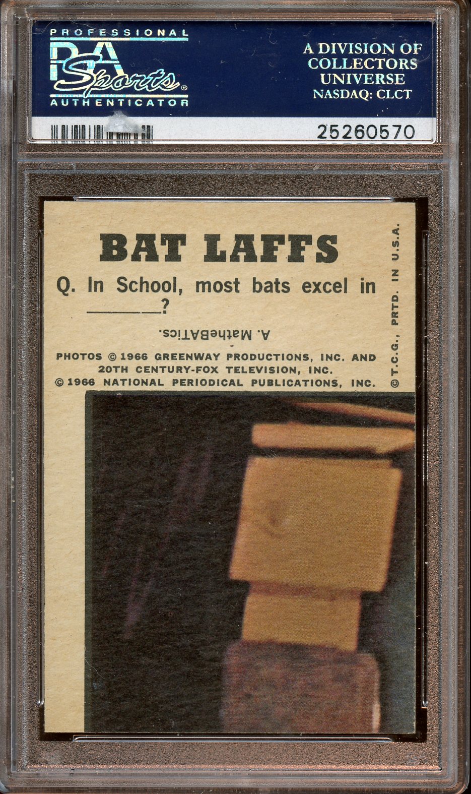 1966 The Joker Batman Color PSA 7