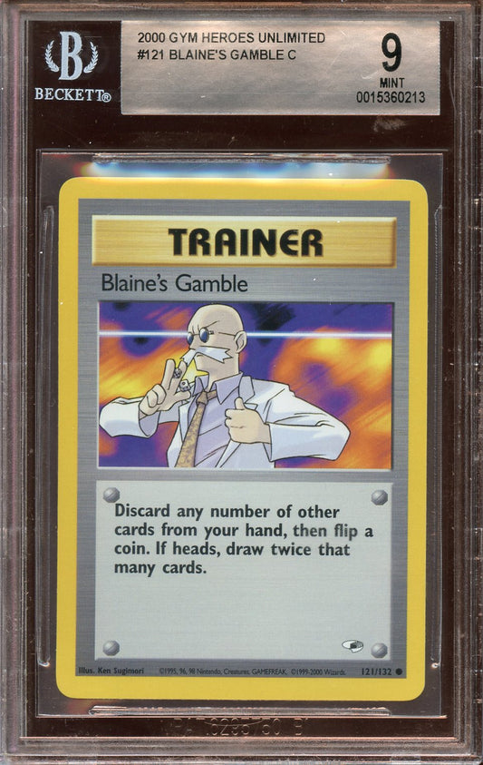 2000 Blaine's Gamble BGS 9